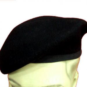 Black Beret Cap