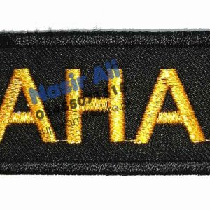 Name Plate Black Golden