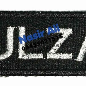 Name plate Black Silver